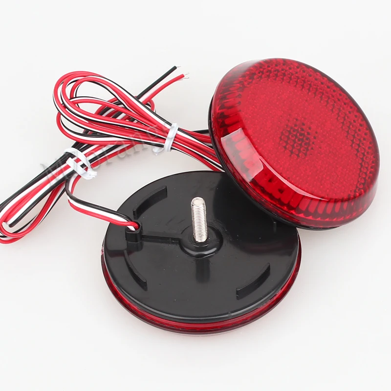 Koop Mzorange 2 stks Auto LED Staart Achter Bumper Reflector Verlichting voor Toyota Corolla 2007 2010 Nissan qashqai Trail Brake Stop Light