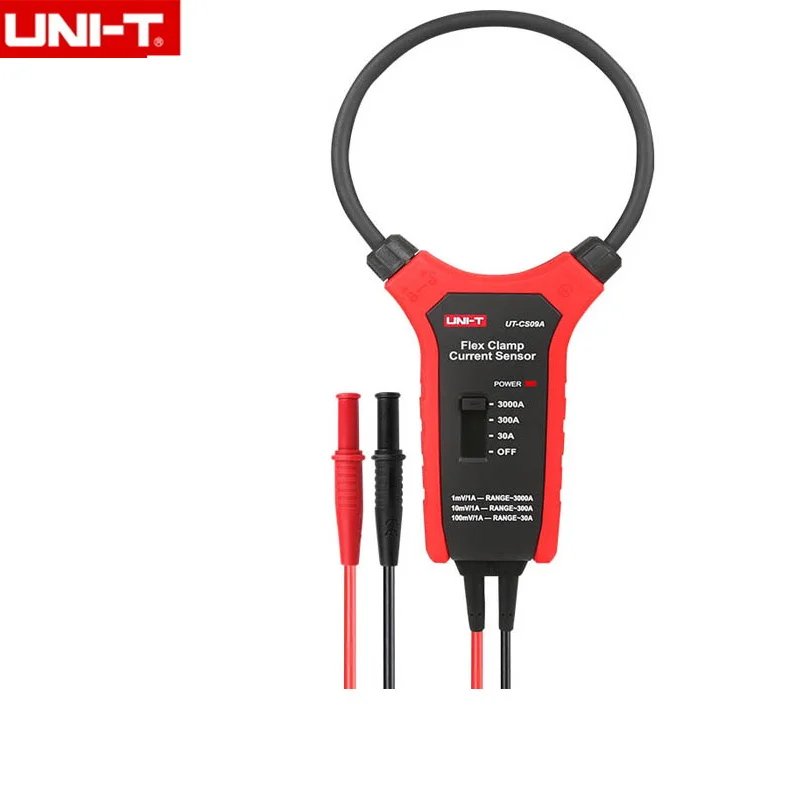 

UNI-T Original UT-CS09A/UT-CS09C Flex Clamp Sensor; 3000A flexible AC ammeter, oscilloscope / multimeter current probe