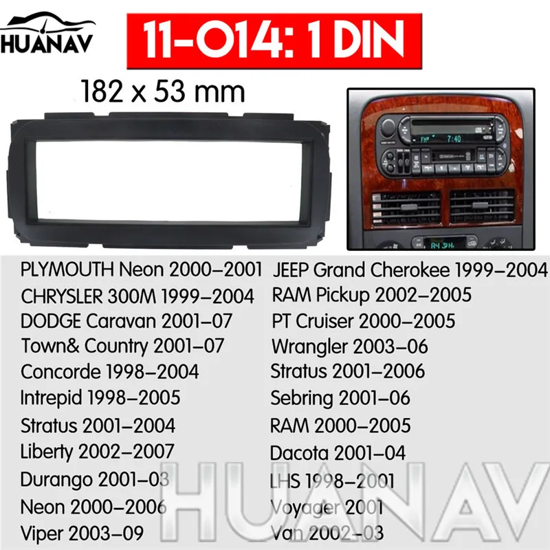Автомобильный радиоприемник HUANAV монтажный адаптер fascia Для 1999 2004 Jeep Grand Cherokee 1DIN