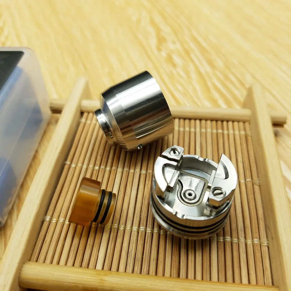  CYAN SXK Krma RDA Atomizer with BF Pin 316 Stainless Steel 22mm Diameter Vaporizer Tank vs Reload X