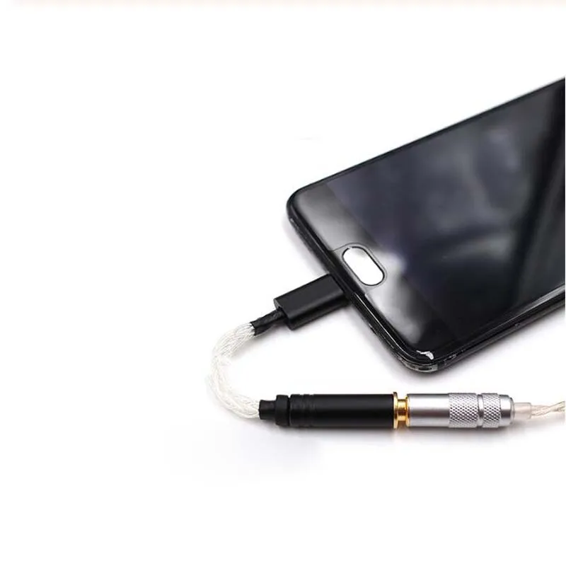 Адаптер для аудиозарядки USB Type C разъем наушников типа 3 5 мм 4 2 стерео с декодером Hi