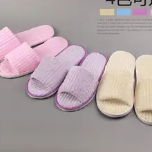 10 пар/лот смешанные цвета хорошее качество Вечерние отель семья Вечеринка комната коралловый бархат одноразовые тапочки опт