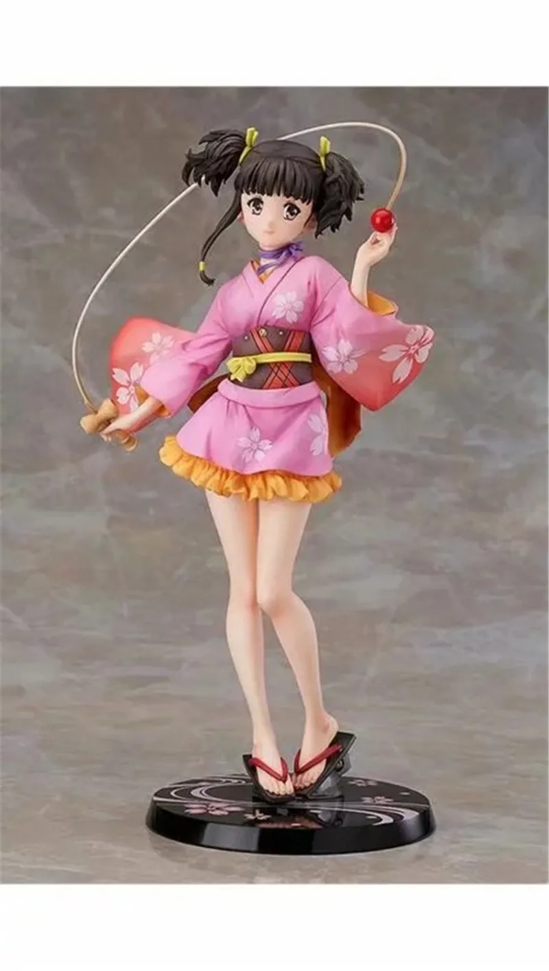Anime Kabaneri Of The Iron Fortress Mumei Action Figure Model Toys Kawaii Girl Mumei in Kimono Figuras Dolls Brinquedos 23cm  (3)