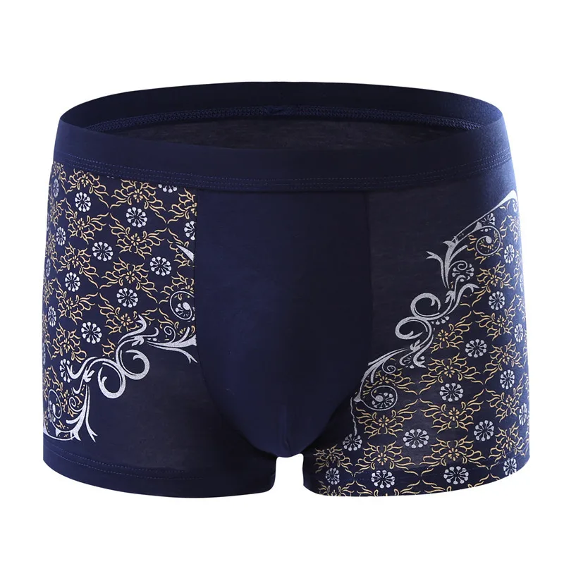 Hot Sell High Quality Printed Underwear Men Boxers Popular Fashion Sexy
