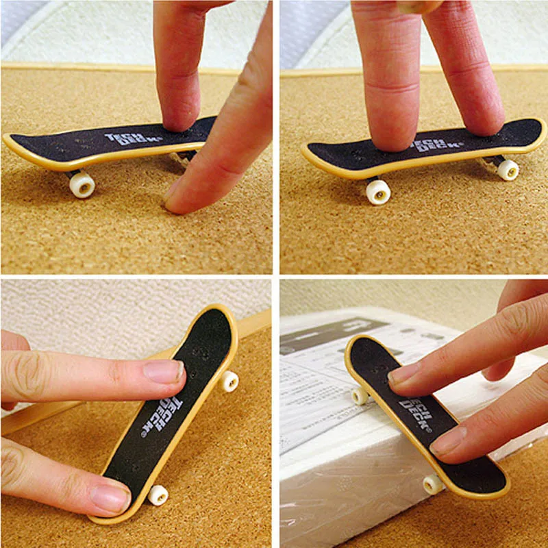 Children's toy Finger skateboard Toy DIY Creative Game 10cm Finger Skateboard kids Novelty