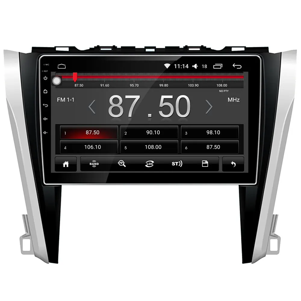 Clearance 10.1" IPS 4G DSP Carplay Android 8 Octa Core 4GB RAM 64GB ROM RDS BT Car DVD Multimedia Player Stereo For Toyota Camry 2015-2018 4