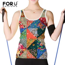 FORUDESIGNS/Летняя пикантная одежда, женские Лоскутные майки, топы, свободные, для тренировок, без рукавов, быстро сохнут, женский жилет, майка, женская футболка
