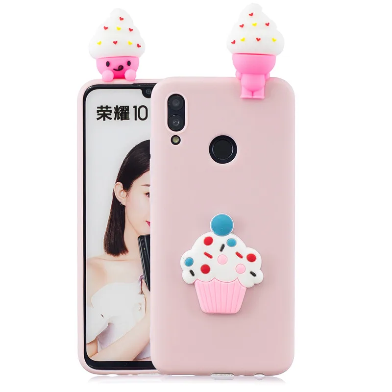 Huawei P Smart чехол для Coque huawei P Smart Psmart чехол 3D единорог кукла игрушки Мягкий силиконовый чехол для телефона s Etui - Цвет: P