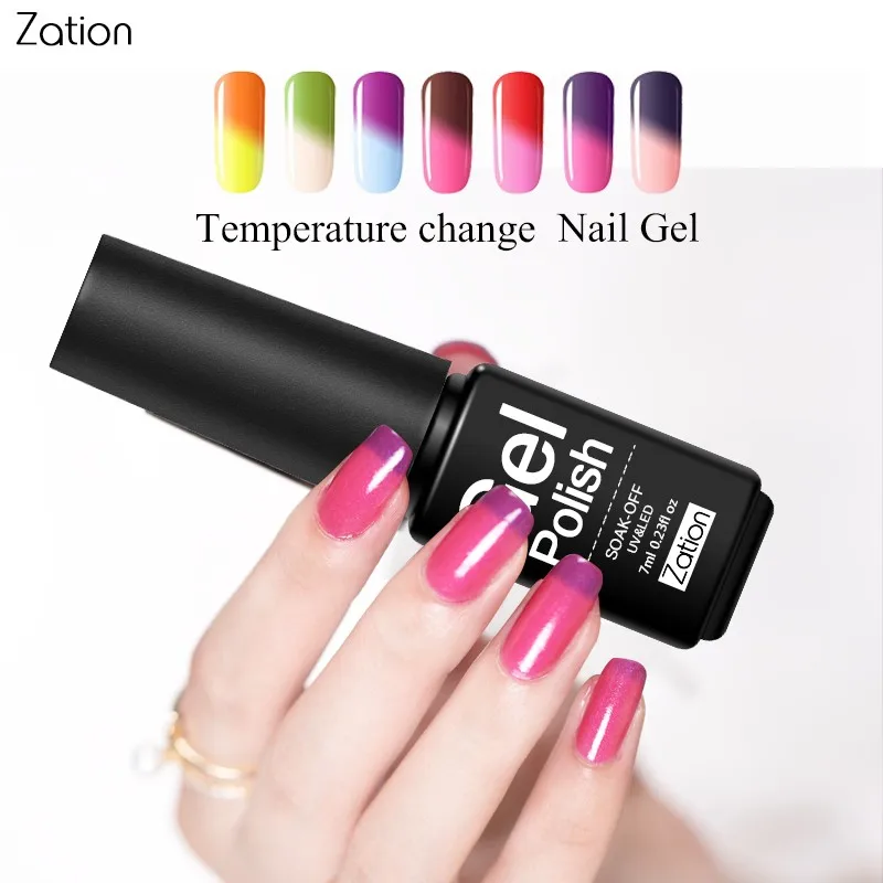 Zation Heat Cold Colors Changing Nail Polish Thermal Chameleon