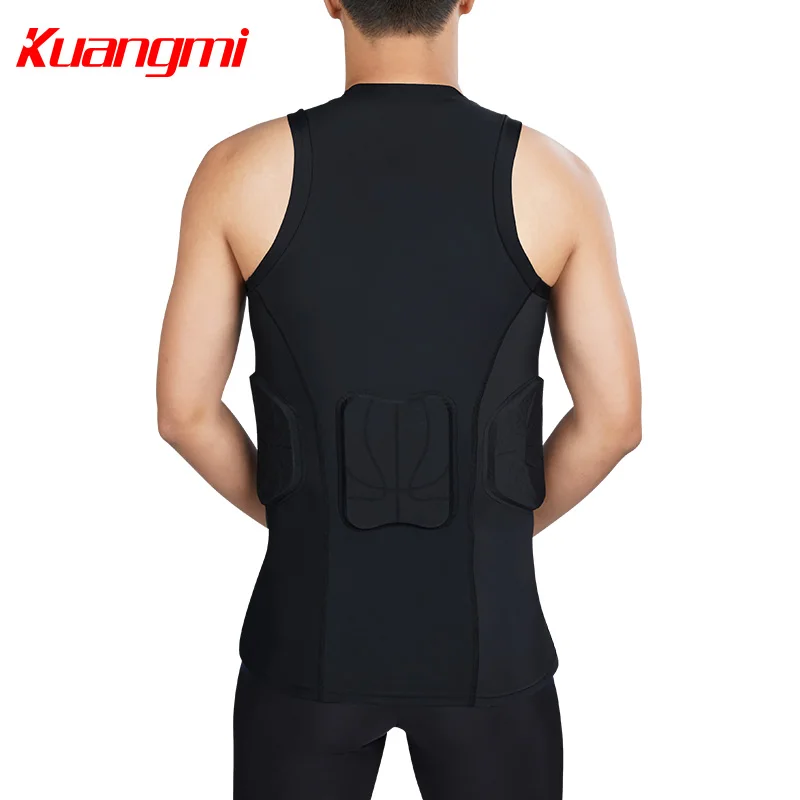 Kuangmi Men Gym Clothing Fitness Sportswear Compression Tights Suits Running Sport Tight Jogging T-shirt and Pants Set Clothes