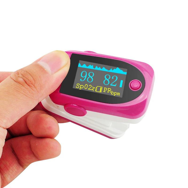 

Spo2 Monitor Finger Pulse Oximeter New Color OLED Fingertip Pulse Oximeter Audio Alarm & Pulse Sound Oximetro De Dedo Pulso
