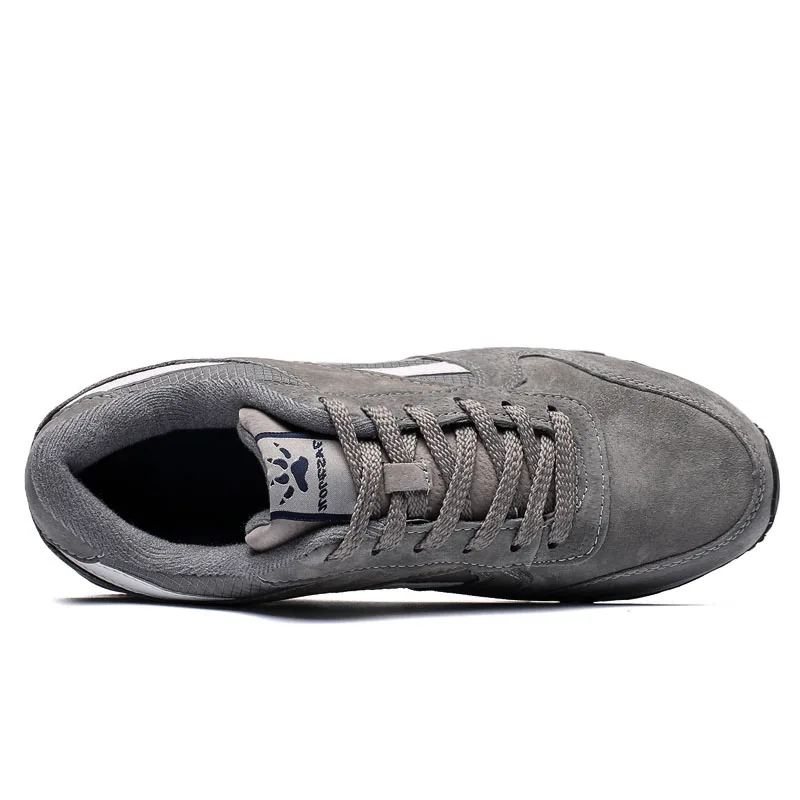 Valstone/ мужские кроссовки из натуральной кожи; дышащая повседневная обувь; Водонепроницаемая прогулочная обувь; светильник; кроссовки синего цвета