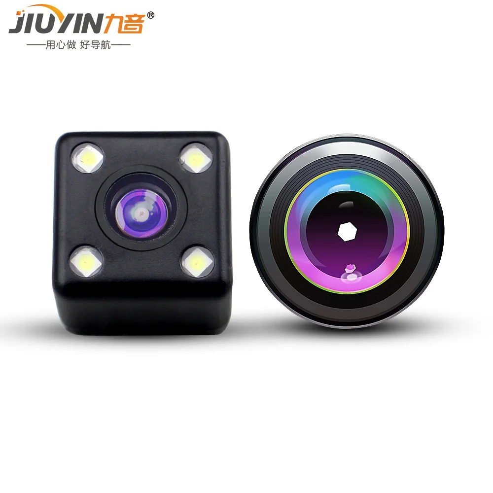 

JIUYIN Car Rear View Camera Universal Backup Parking Camera 4 LED Night Vision Waterproof 170 Wide Angle HD Color Image