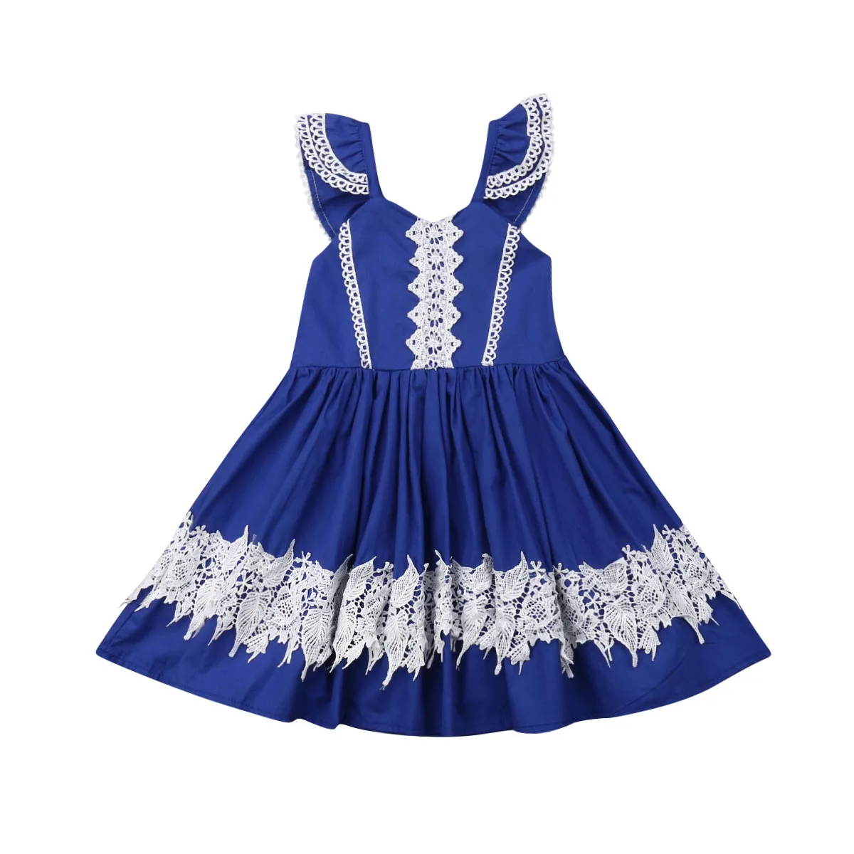 

Girl Dress Toddler Kids Baby Girls Pageant Party Lace up Princess Bridesmaid Tutu Gown Summer Dress