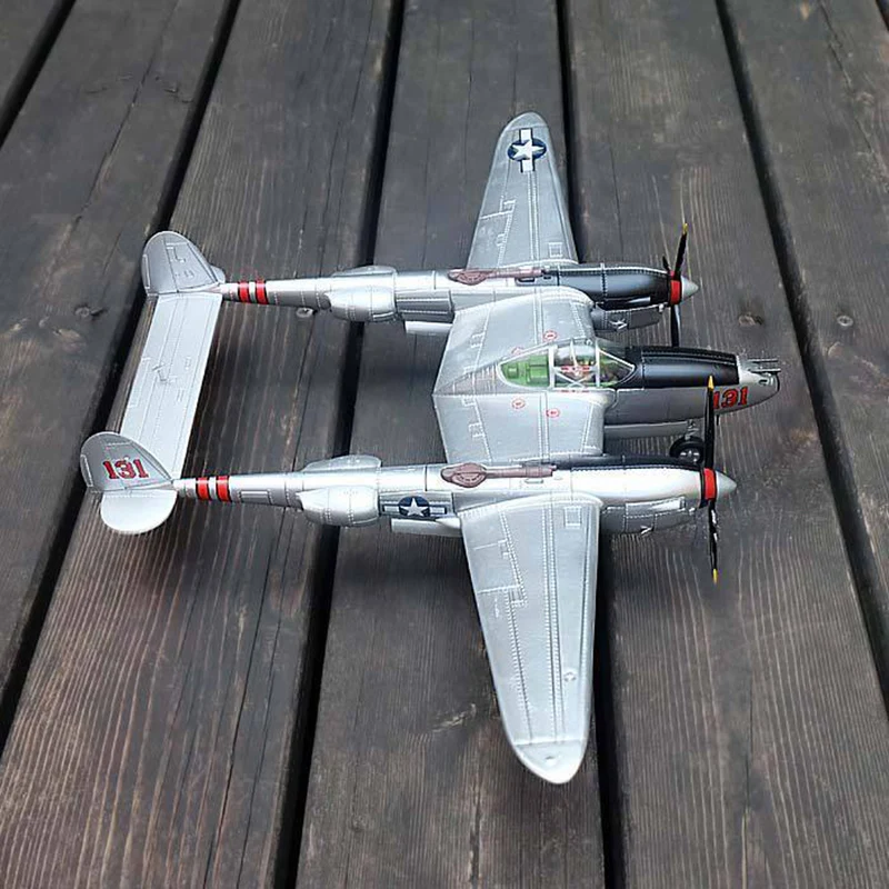 Военная Униформа сплав модель самолета sLockheed P 38 Lightning истребитель второй мировой