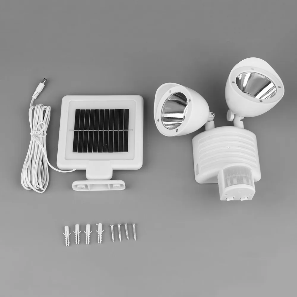 

High Quality Generation White Solar Powered Energy Motion Sensor Light 22 LED Garage Security Lamp Outdoor Light hot