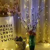 Luces florales de lámpara LED con diseño de rama de sauce, decoraciones para el hogar, fiesta de Navidad, jardín, boda, cumpleaños, San Valentín, regalo del día, 20 bombillas ► Foto 3/6