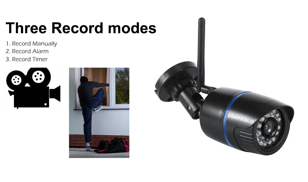 USAFEQLO iCsee Wifi IP камера 720P 960P 1080P Беспроводная Проводная ONVIF P2P CCTV для наружного