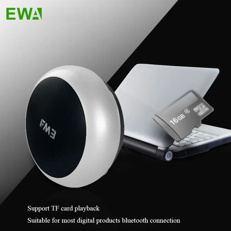 

Makescc EWA A110 Bluetooth Handsfree Mini Speaker Outdoor portable Portable MP3 Player Round Radio Computer Wireless Loudspeaker