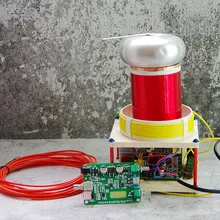 Миниатюрный SSTC tesla катушка в сборе поддержка MIDI музыка дуги тушения молнии Искра генератор