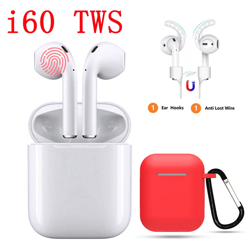 

Wireless Charging W1 Chip i60 TWS Earphone Pop Up Headset 1:1 AP Size Earbuds Bluetooth Wireless Earphones PK i9S i10 i11 i12