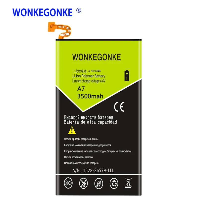 Wonkegonke EB-BA700ABE для samsung Galaxy A7 SM-A700F SM-A700FD SM-A700S SM-A700L SM-A700 батарея