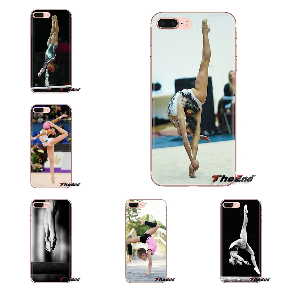 Transparent TPU Skin Case Rhythmic Gymnastics balance beam For iPod Touch Apple iPhone 4 4S 5 5S SE 5C 6 6S 7 8 X XR XS Plus MAX |