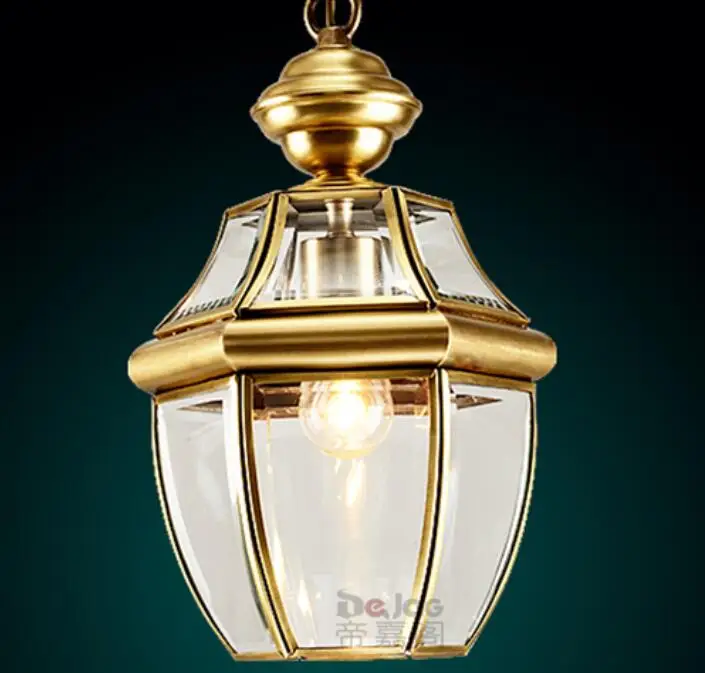 

FERR SHIPPING EMS American soldering light copper lamp copper lamp balcony pendant light entranceway ZL308
