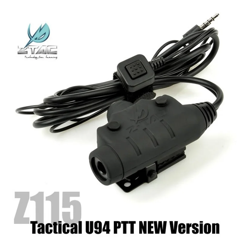 

Z Tactical U94 PTT Softair Military Sordin Comtac Headset PTT Ztac Airsoft Headphone Accessories Kenwood Z115