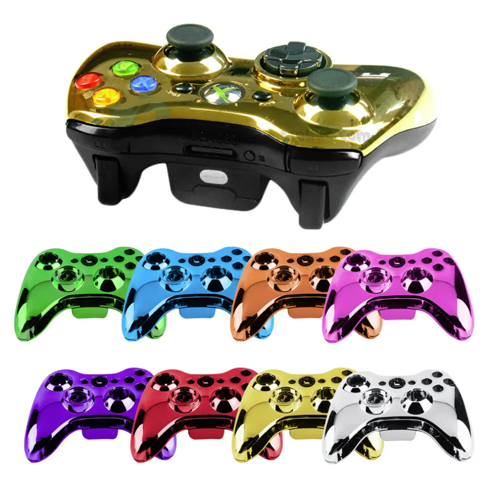 Wireless Bluetooth Controller Shell Case for Xbox 360 Bumper Thumbsticks Buttons Game for Xbox360 Digital Polish