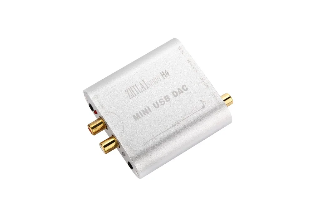 Zhilai H4 мини 24Bit 192 кГц коаксиальный оптический USB вход цап выход на наушники черный