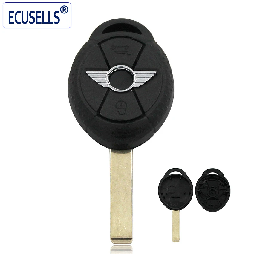 

3 Button Replacement Shell Remote Key Case Fob for Mini Cooper Uncut Blade