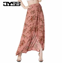 Новинка; Лидер продаж; летние длинные юбки в богемном стиле с принтом для девочек; женские юбки для путешествий в пляжном стиле; необычные сексуальные юбки с разрезом; женские юбки; 81029