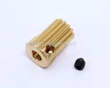 ALZRC 450 Pro 3.5mm Copper Motor Pinion Gear 13T HP45043-13 for 450 rc helicopters Free Track Shipping