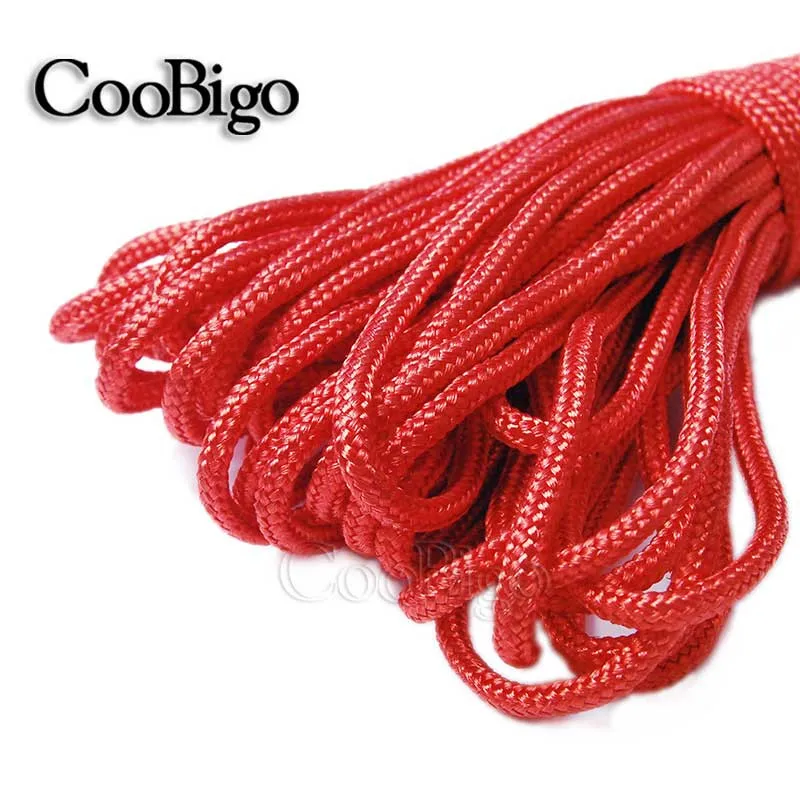 1 шт 50ft Dia.2mm Strand Core Paracord браслет талреп Кемпинг веревка для выживания парашют шнур# S0025-50A/B(Mix-s