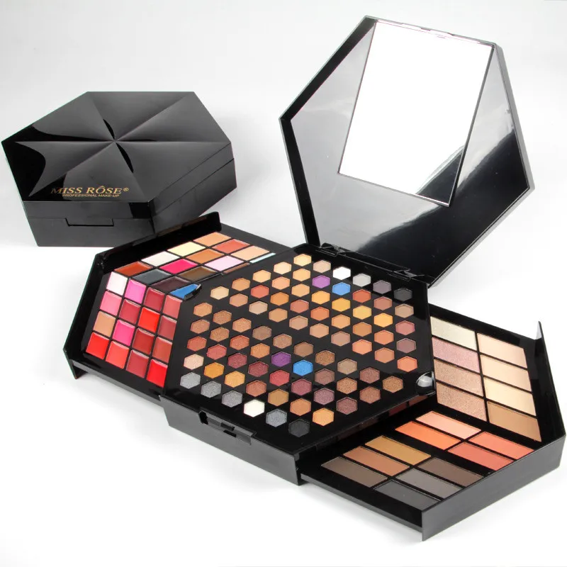 

Luxury 80Colors Blush Kit Fashion Golden Matte Nude Eye Shadow Blush Contour Palette Cosmetics Beauty Tools #TJ4