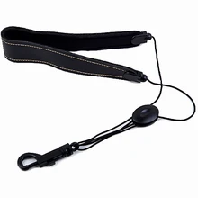 SYDS регулируемый ремень для саксофона кожа нейлон мягкий черный