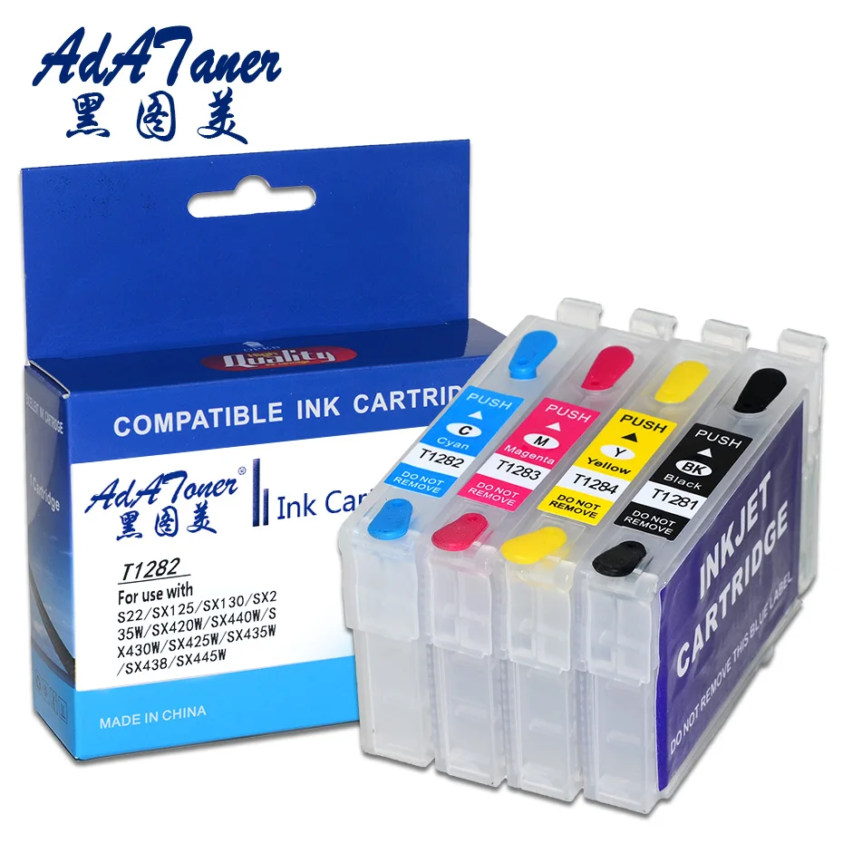 T1281 SX125 T1281 T1284 Ink Cartridges For Epson Stylus S22 SX130