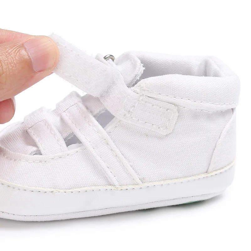 Подъем молодые летние Холст Детские кроссовки на мягкой подошве нескользящей малыша девушка первые ходоки новорожденного мальчика обувь 0