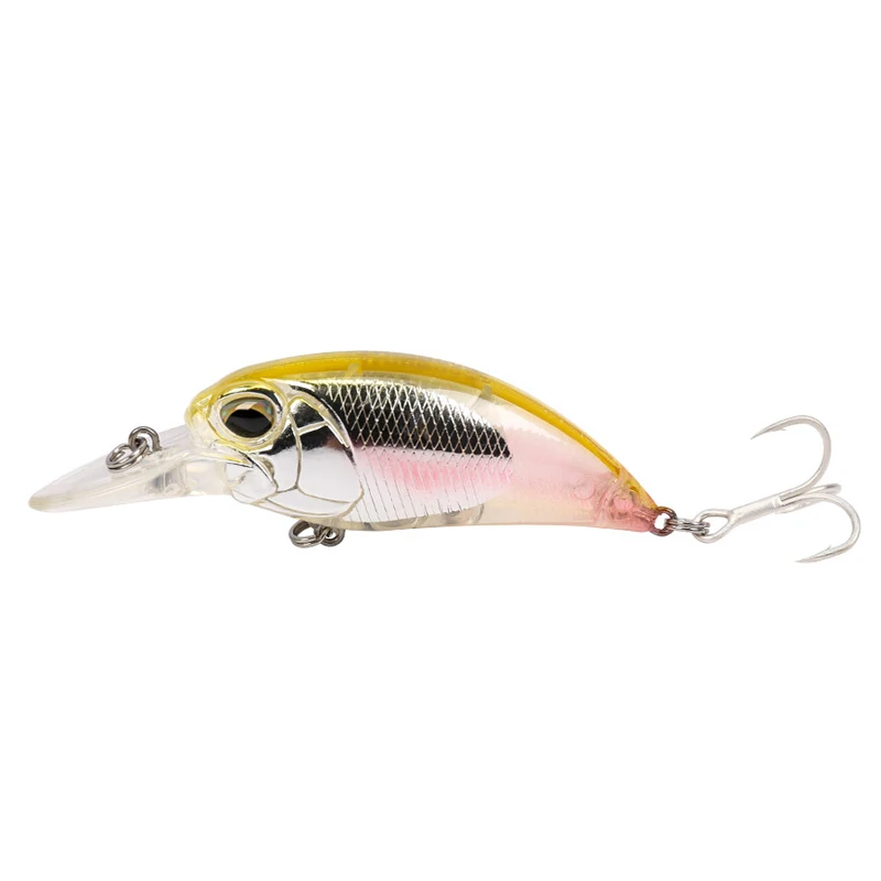 Trulinoya маленькие Fat Crank рыболовные приманки 60 мм 15 г тяжелые Crankbait глубина воды жесткая приманка искусственная наживка Тройной крюк воблер