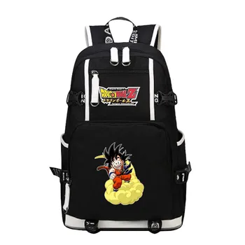 

Harajuku Hot Anime DRAGON BALL Son Goku Canvas Printing Laptop Backpack Women Fashion Bags School backpacks for teenage girls