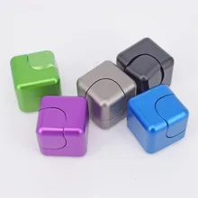 Кубик ABS кубик игральная кость гальванический палец вращающийся гироскоп маленький кубик EDC декомпрессия игрушки палец спираль 30*30*30 мм
