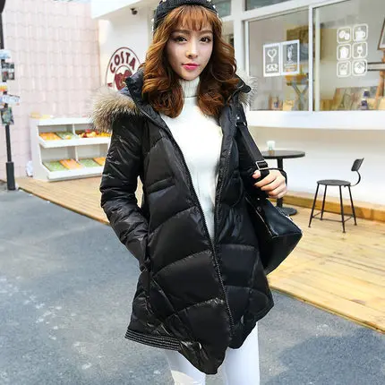 

Hot Sale 2015 Women Big Fur Collar Camouflage Down Coats Fashion Winter Long Thicken Down Jackets Women Winter Coat Parkas H4615