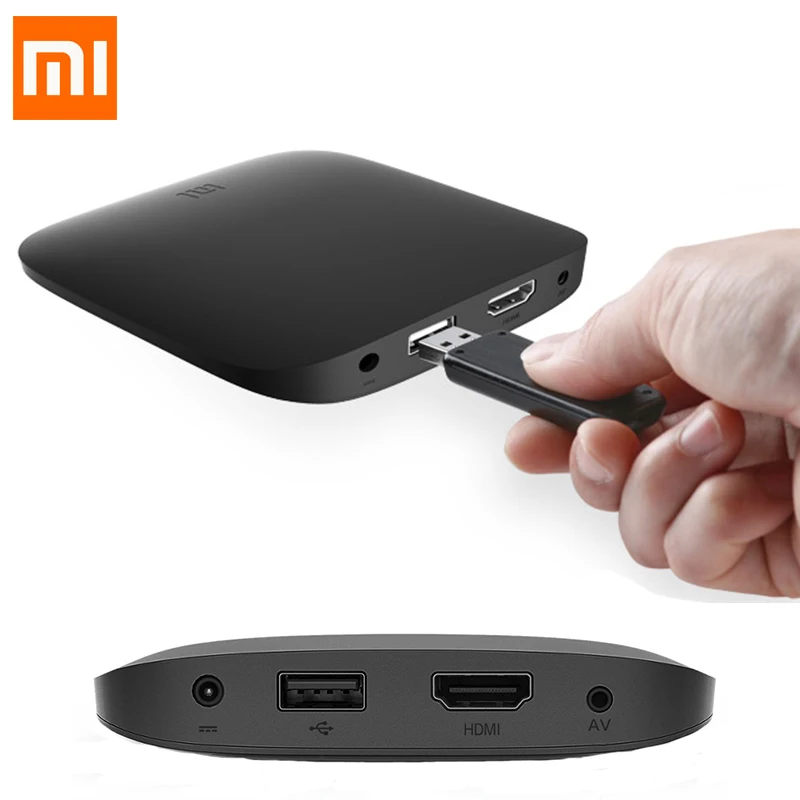 Оригинальная ТВ приставка XIAOMI Mi Box 4 в китайской версии Mi4 Android 6 0 четырехъядерный
