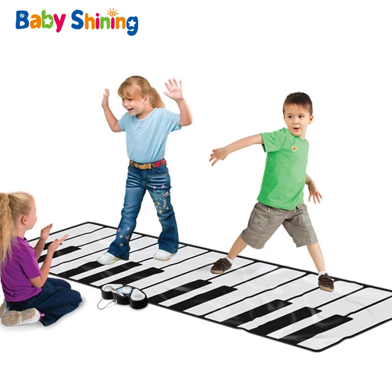 

Baby Shining Electronic Piano Blanket 260X74CM Oversized Foldable Educational Blanket 1-9Y Music Game Pad Non-slip Play Mat