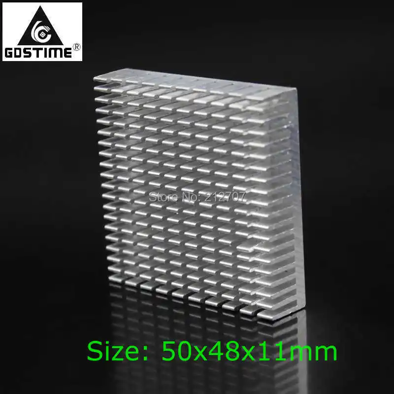 

30 шт. Gdstime 50 мм алюминиевый радиатор Радиатор 50x48x11мм
