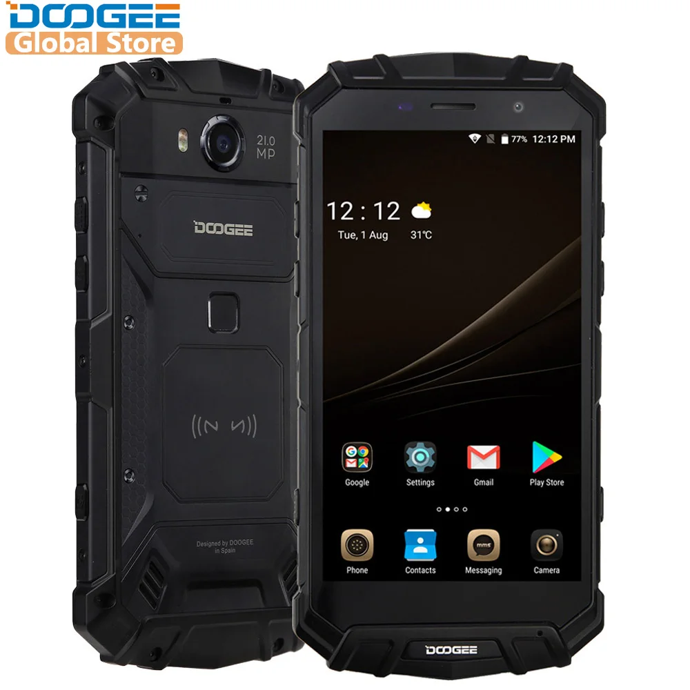 IP68 Original DOOGEE S60 Wireless Charge Smartphone 5580mAh 12V2A Quick Charge 5.2'' FHD Helio P25 Octa Core 6GB 64GB 21.0MP IP68 Original DOOGEE S60 Wireless Charge Smartphone 5580mAh 12V2A Quick Charge 5.2'' FHD Helio P25 Octa Core 6GB 64GB 21.0MP