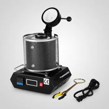 

70oz AUTO MELT MELTING ELECTRIC FURNACE MELTER GOLD.Silver smelting+Crucible Set