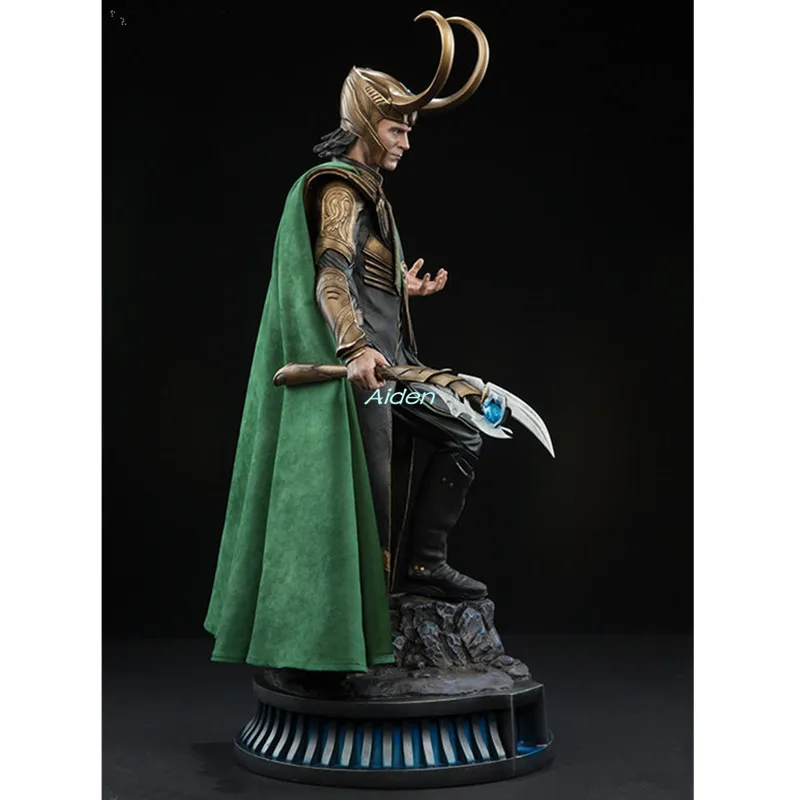 2" Мстители: статуя Эндшпиля Megamind бюст Loki полноразмерный портрет PF Loki Odinson GK фигурка Коллекционная модель игрушки B978