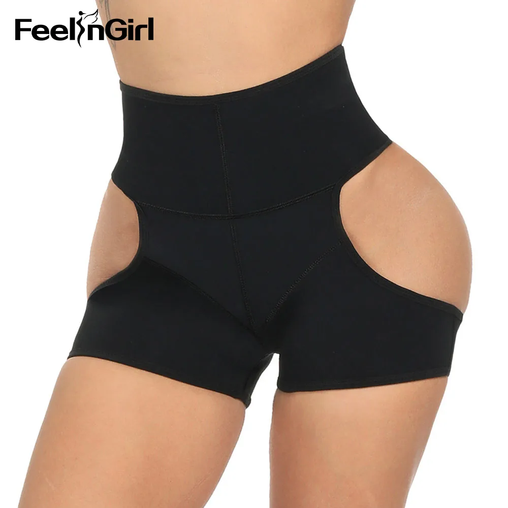 

FeelinGirl Sexy Butt Lifter Shaper Tummy Control Panties Butt Enhancer Shorts Lingerie Waist Trainer Butt Lift Brief